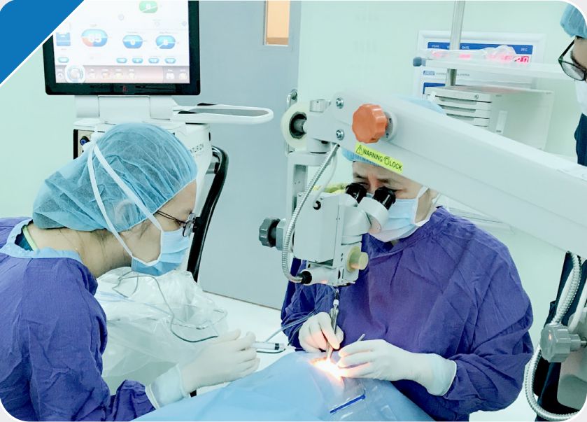 Các phẫu thuật mắt được thực hiện ở bệnh viện Vinmec