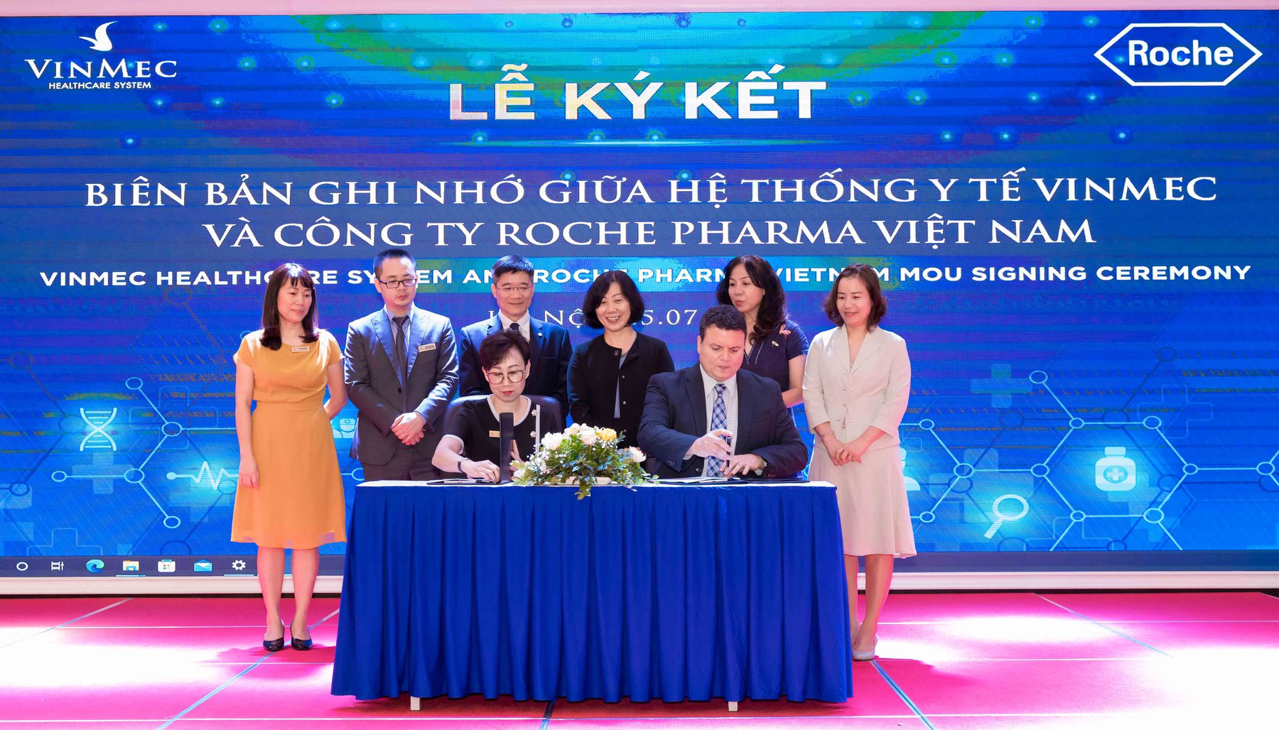 Vinmec hợp tác với Roche Pharma Việt Nam