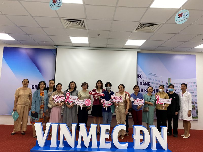 Vinmec Đà Nẵng đồng hành cùng chị em phụ nữ trong chiến dịch Pinkwin chiến thắng ung thư vú