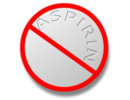 Không dùng Aspirin