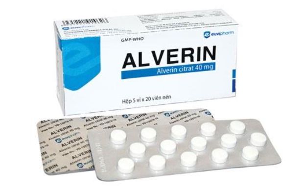 Thuốc giảm đau bụng kinh Alverin