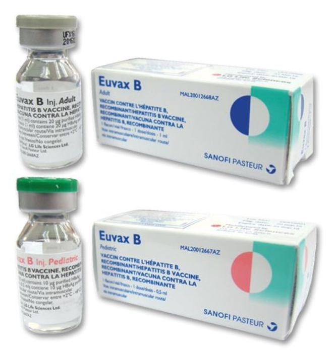 Vắc-xin phòng viêm gan B Euvax