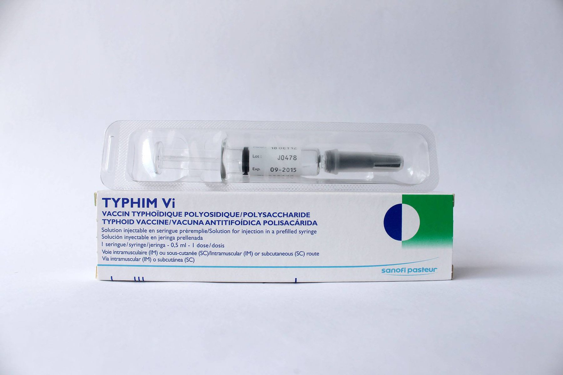 Vắc-xin thương hàn Typhim Vi (Sanofi, Pháp)