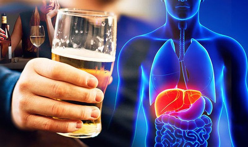 Tác hại của rượu bia tới gan