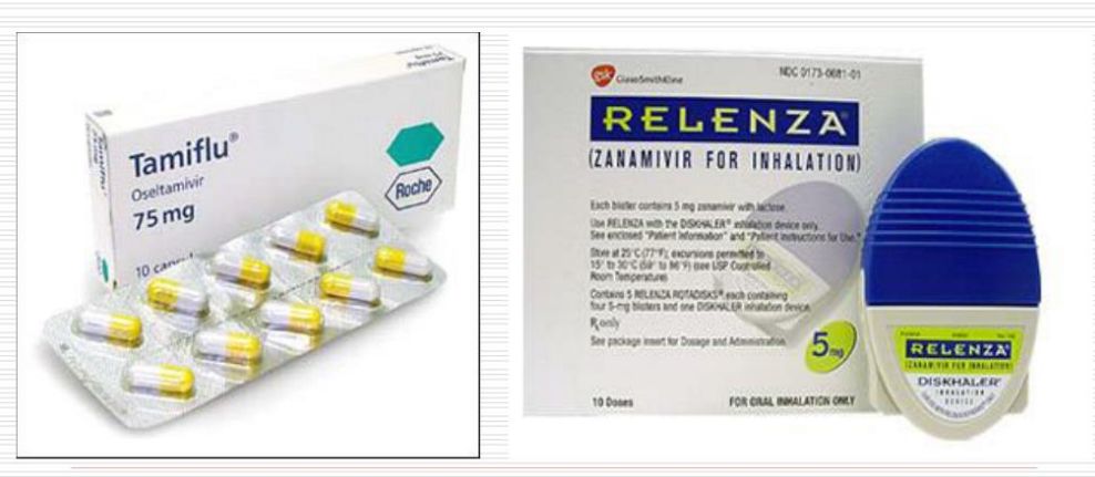 Thuốc Tamiflu và Relenza đang được lưu hành ở Việt Nam