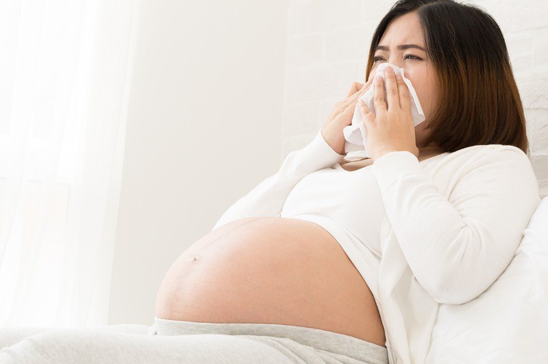 Cúm B trong 3 tháng đầu mang thai