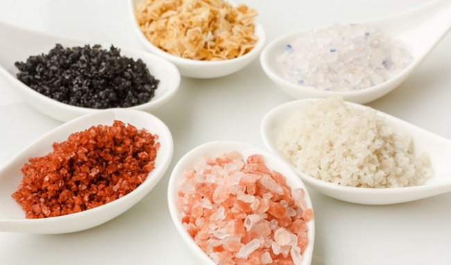 Các loại muối: Himalaya, Kosher, muối thường và muối biển