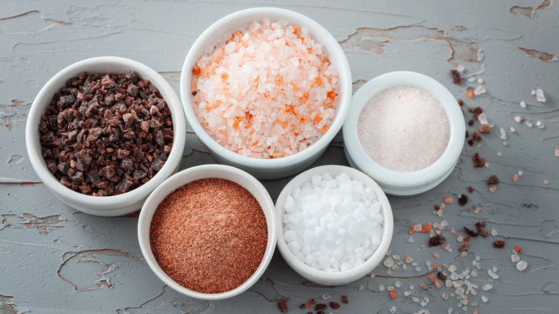 Mỗi loại muối sẽ có màu sắc và hương vị khác nhau