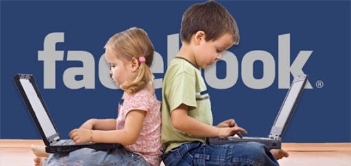 trẻ dùng mạng xã hội