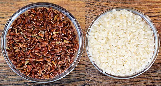 Sự khác nhau giữa gạo lứt và gạo trắng?