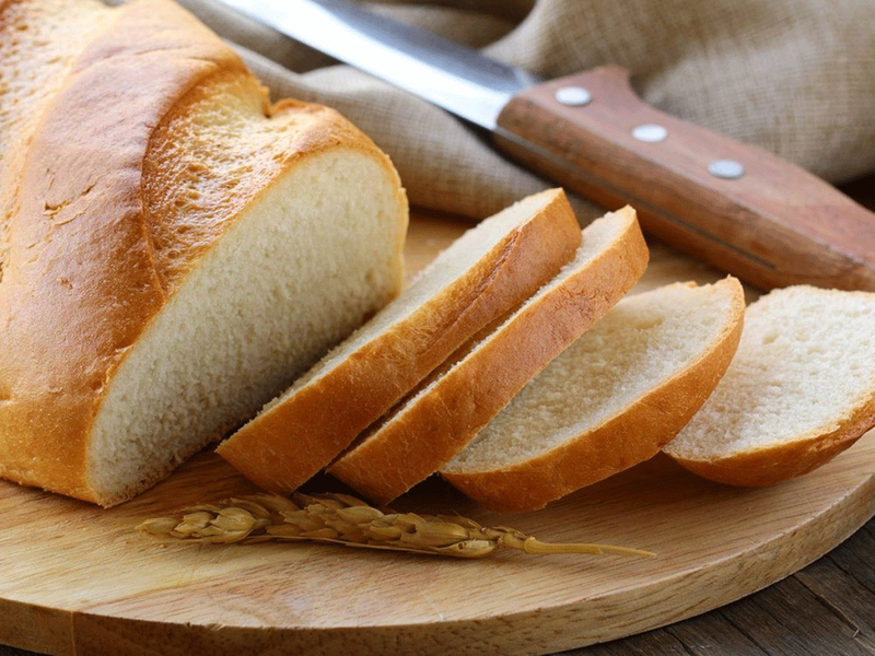 bánh mì trắng làm bạn béo bụng