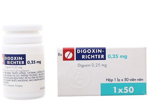 Digoxin là một trong các loại thuốc tương tác với Doryx