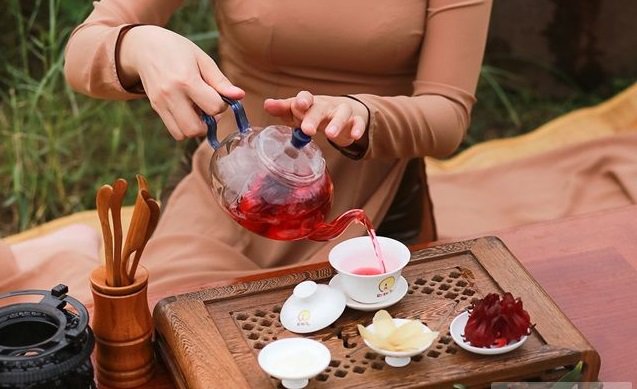 Uống trà Atiso đỏ mang lại nhiều giá trị về sức khỏe cho người dùng