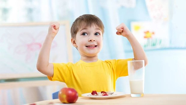 dinh dưỡng tăng sức đề kháng cho bé