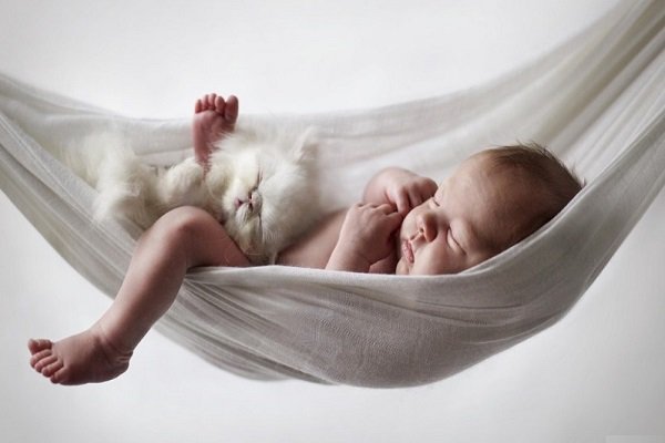 trẻ sơ sinh thích bế khi ngủ