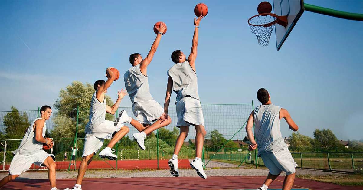 Các bài tập thể dục cho người bị hen cần tránh môn vận độn liên tục như bóng rổ