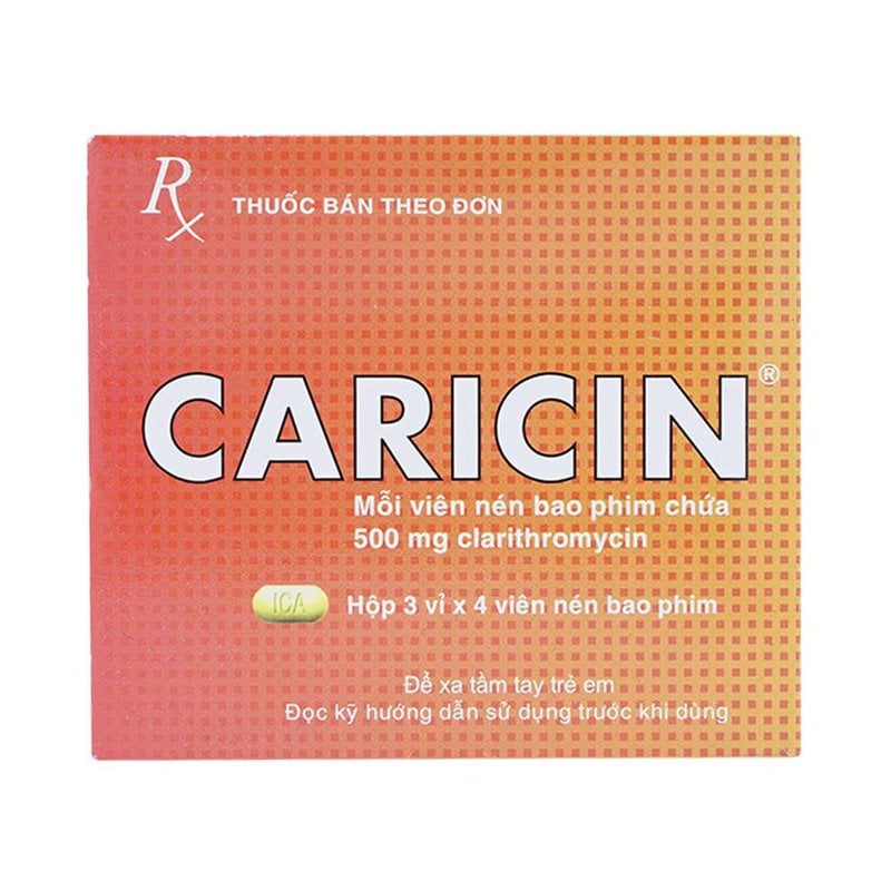 Thuốc Caricin điều trị nhiễm khuẩn