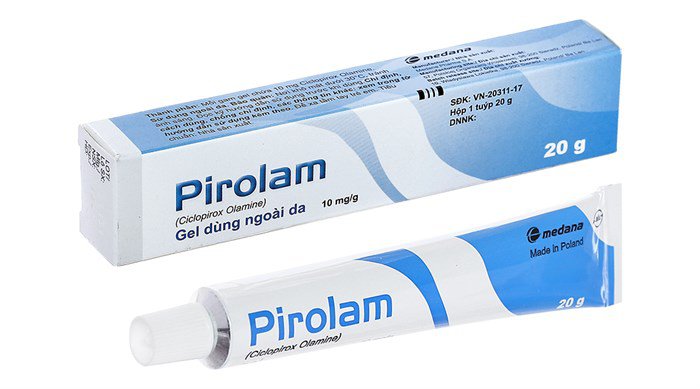 Kem bôi Pirolam điều trị nấm
