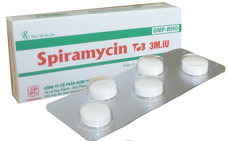 Thuốc Spiramycin điều trị nhiễm khuẩn