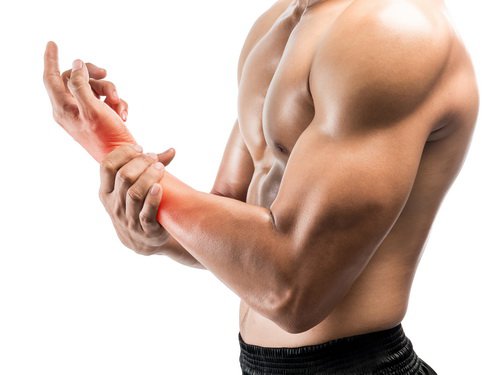 chấn thương cổ tay khi tập gym