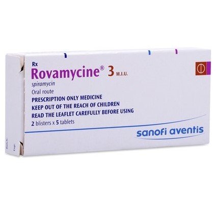 kháng sinh rovamycine
