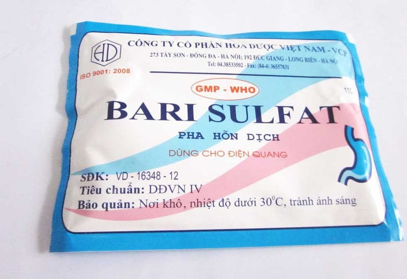 Công dụng của thuốc Barium sulfate