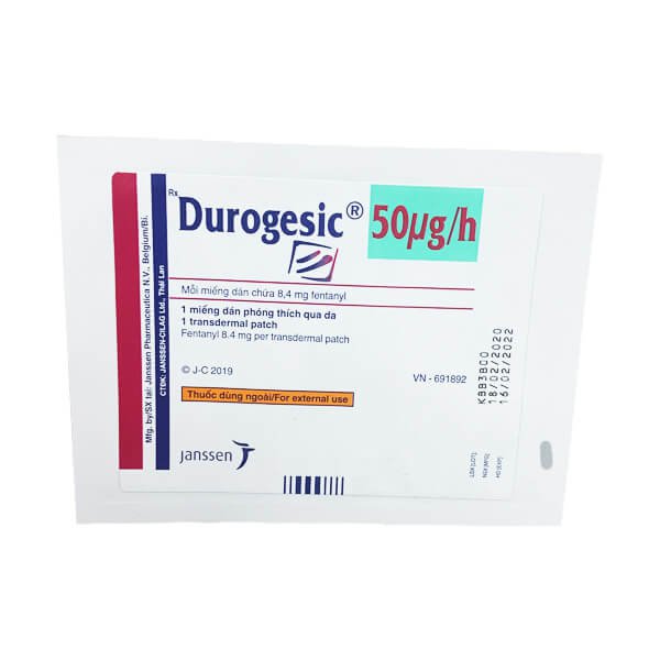 Durogesic 50 mcg/h - Thuốc biệt dược, công dụng , cách dùng - VN-10315-10