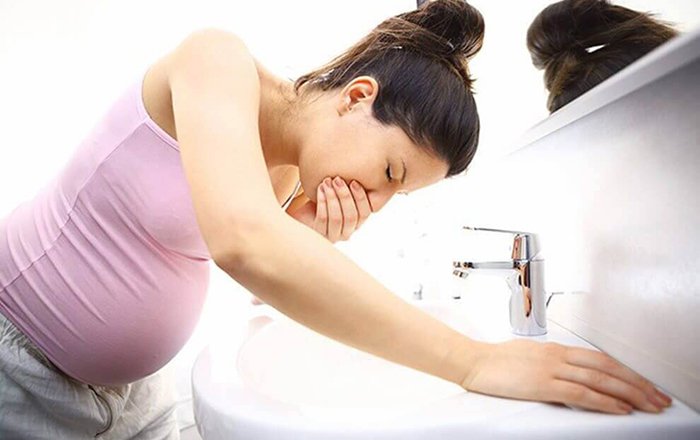Thường nôn ói kèm tiêu chảy khi mang thai 34 tuần có sao không?