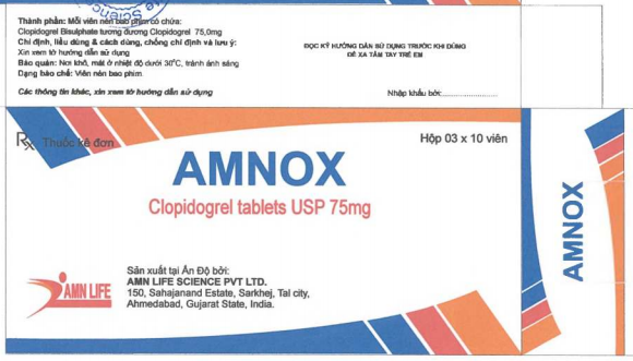 Công dụng thuốc Amnox
