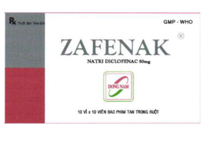Công dụng thuốc Zafenak 50mg