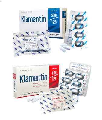 Thuốc Klamentin 500/125 và 875/125