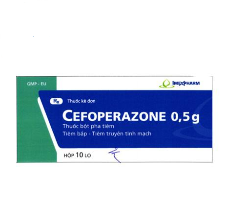 Công dụng thuốc Cefoperazone 0,5g