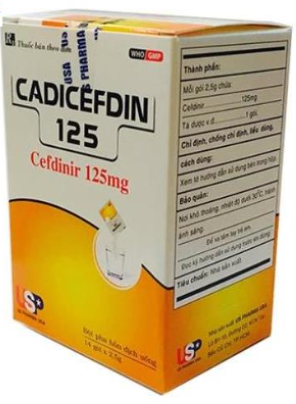 Thuốc Cadicefdin 125