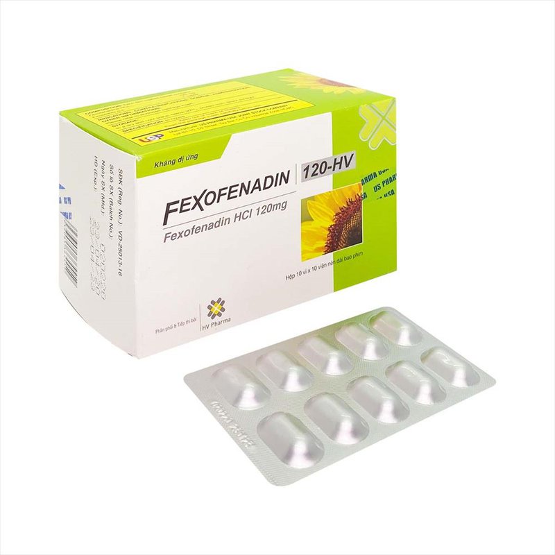 Thuốc Fexofenadin 120