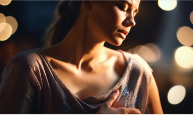 Khi mức độ hở van tim hai lá trung bình người bệnh có thể cảm nhận tim đập nhanh, kèm theo cảm giác đau ngực và ho khan.