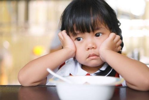 Why does the child refuse to chew and only swallow?