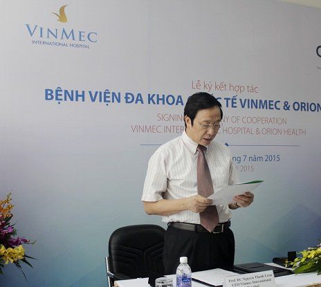 Vinmec hợp tác với Orion Health nâng cao chất lượng dịch vụ chăm sóc sức khỏe