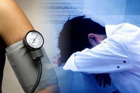 Bleeding causes the patient to have an abnormal drop in blood pressure, causing dizziness
