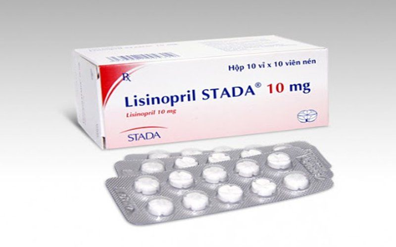 Thuốc Lisinopril ức chế men chuyển dùng điều trị tăng huyết áp