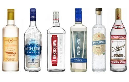 Vodka is recommended due to its lower ethanol concentration.