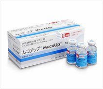Dung dịch MucoUp (Axit hyaluronic) thường được sử dụng để tiêm vào lớp dưới niêm
