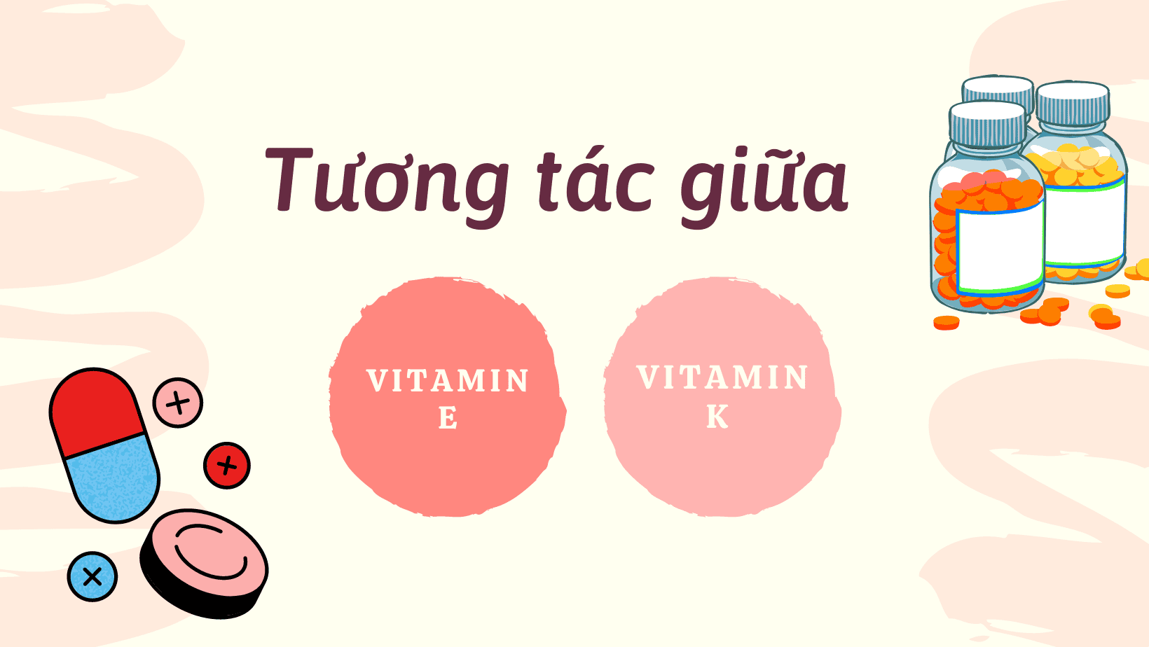 Vitamin E and K . interactions