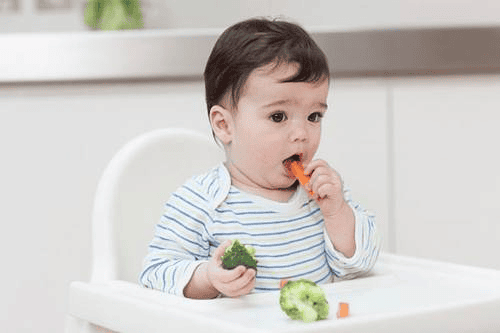 What should an 8-month-old infant consume to promote height development?
