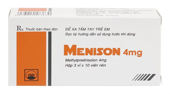 MENISON 4MG LÀ THUỐC BIỆT DƯỢC HỖ TRỢ CÁC VẤN ĐỀ VIÊM NHIỄM