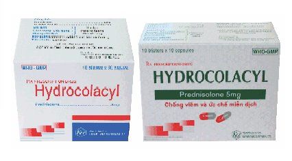 Thuốc Hydrocolacyl có hoạt chất là Prednisolon 5mg