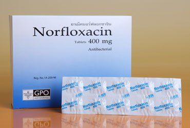 Norfloxacin is used to treat bacterial infections.
