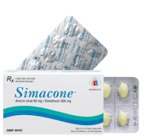 Thuốc Simacone dùng để điều trị triệu chứng đau do co thắt cơ trơn tiêu hóa