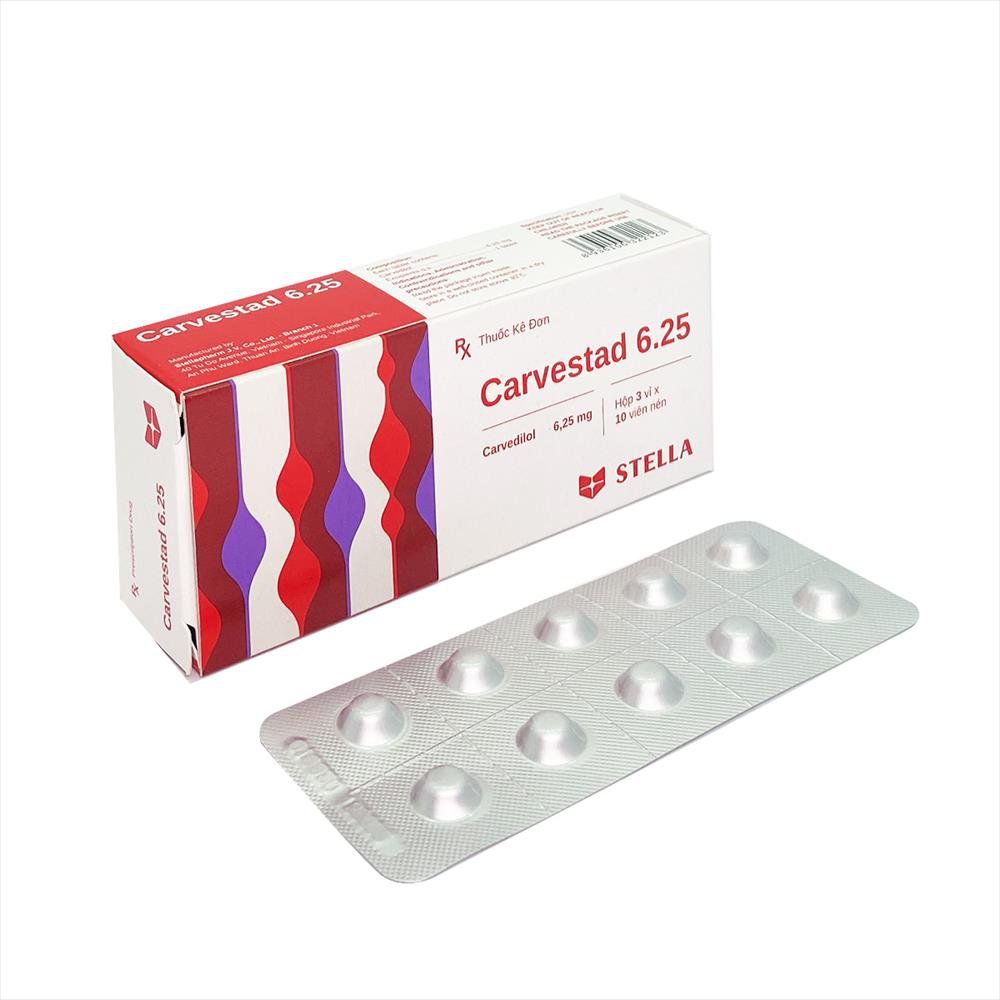 Indications and side effects of carvedilol 6.25