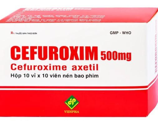 Thuốc kháng sinh Cefuroxime dạng viên điều trị nhiễm khuẩn