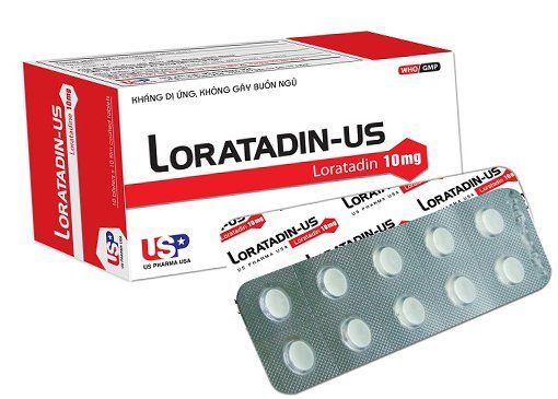 Thuốc Loratadine điều trị dị ứng viêm mũi và mề đay